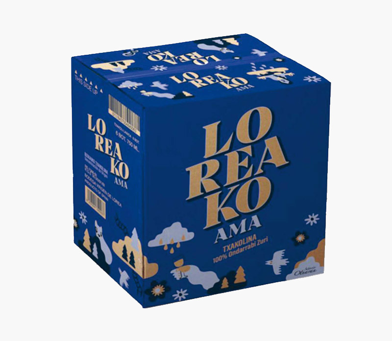 Txakolí Loreako Ama caja 6 botellas Txakolí Loreako Ama caja 6 botellas