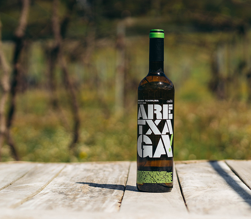 Botella txakolí Aretxaga Botella txakolí Aretxaga