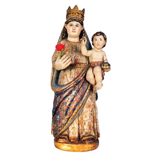 Imagen de la Virgen de Lorea